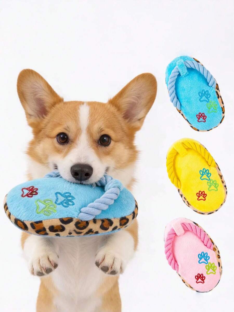 Đồ chơi gặm cho chó bằng dây cotton có âm thanh, đồ chơi bền chắc giúp mài răng, giảm sự nhàm chán mà không làm hỏng răng.