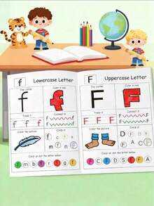 48 Page Abc Writing Practice Book, A-Z Letter Exercises For Preschool And Elementary School, Fun Early Writing Workbook - Training Book - View 6