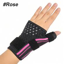 1pc Breathable Thumb Splint Brace Support For Right Hand Or Left Hand - Multicolor - View 9