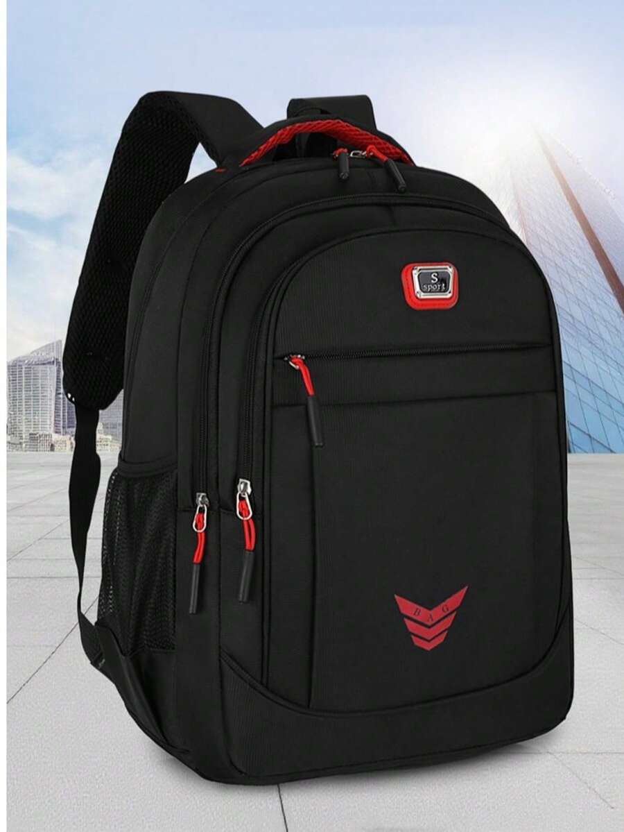 Ba lô nam thời trang thường ngày dung tích lớn, túi đựng laptop cho học sinh, túi du lịch ngoài trời, túi đi làm. - Chữ ký - Xem 1