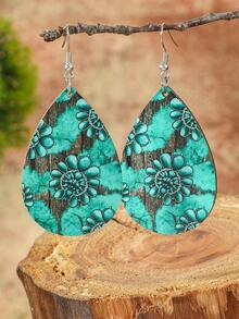TopHanqi Ensemble de boucles d'oreilles bohèmes vintage pour femmes, boîte aveugle aléatoire de boucles d'oreilles à franges géométriques, bijoux de style Mori polyvalents - Multicolore - Voir 5