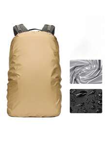 Capa de Chuva de Alta Qualidade para Mochila, Adequada para Mochilas de Grande Capacidade de 30-40L, À Prova de Poeira e Anti-Roubo, Aplicável para Ciclismo, Caminhada, Acampamento, Viagem e Outras Atividades ao Ar Livre, Capa Protetora Ultraleve e Dobrável à Prova de Poeira e Impermeável Adequada para Mochilas de 30L-40L - Multicolorido - Visão 24