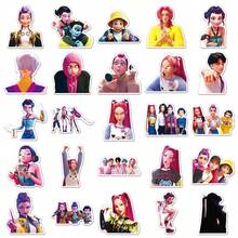 Hasbro Bộ sticker hình thần tượng K-POP dễ thương, hình in nhân vật bằng vinyl chống thấm nước, sticker Kawaii dành cho thanh thiếu niên, các cô gái, quà tặng cho người hâm mộ. - Phong cách ngẫu nhiên - Xem 8