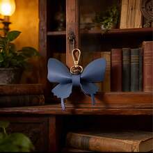 高品质PU皮革蝴蝶钥匙扣，时尚百搭包饰，热门跨境畅销款 - 彩色 - 查看 12