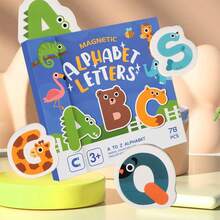 Children's Magnetic Letter Learning Book With Magnetic Stickers, English Early Education Toy, Parent-Child Interactive Educational Book - Multicolor - View 7