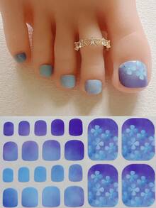 Nail Art Toe Stickers, Assorted Designs Including Glitter, Cartoon Hearts, Geometric Patterns, Solid Colors, Versatile Mixed Styles, Easy Application With Scraper - Multicolor - View 13