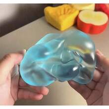 Green Apple Blue Maltose Soft Toy Anti-Stress Sensory Fingertip Toy Soft Transparent Slow Rebound Stress Relief Toy EBZA - XANH DA TRỜI - Xem 10