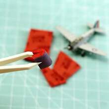 400# 7x6片模型人偶抛光砂纸，耐用干湿两用海绵砂纸，适用于手工模型、陆地模型、海洋模型、航空模型、人偶和汽车模型的打磨抛光。 - 彩色 - 查看 4