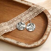 Cute Cartoon Girl, Cat, Sun, Heart Shaped Metal Carved Earrings, Suitable For Daily, Commute, Date, Party, Street Fashion, Vacation, Music Festival, Niche Design, Artistic Vibe, Personalized Earrings - Earrings - View 6