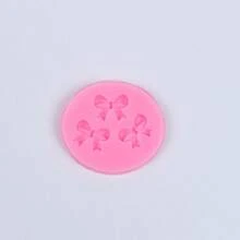 1 pièce Moule en silicone pour patch en résine, moule pour patch de barrette à cheveux avec nœud couronne, convient pour les patchs de coque de téléphone, les pendentifs de bijoux, les pendentifs de porte-clés, les loisirs créatifs DIY - Rose bonbon - Voir 14