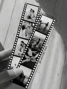 1pc/3pcs/7pcs Customized Photo Film Strips, 1pc Personalized Photo Gift (Includes 4 Photos), Retro Style Printing, Wedding Souvenir, Film Photography Gift, Customized Photo Bookmarks, Personalized Photo Strips - Multicolor - View 11