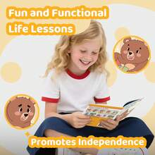 Daily Life Skills Story Series – 10 Habits & Social Skills Learning Collection, Build Confidence, Manners & Independence Through Fun Reading - Buddy Bear Series - View 8
