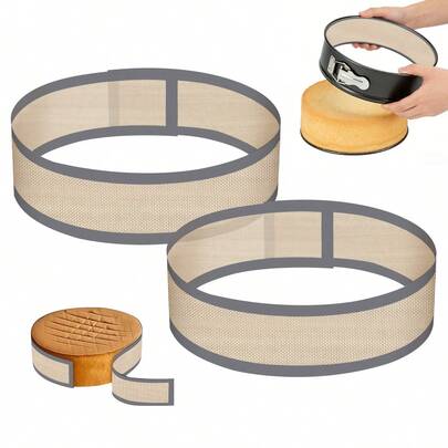 1/2/4片装可重复使用不粘硅胶烘焙垫 - 耐热，适用于饼干、马卡龙、面包、糕点，防止蛋糕边缘粘连，尺寸为32.28英寸*3.93英寸和8.74英寸，适合婚礼派对、婚礼回礼、结婚纪念日、母亲节礼物、烹饪派对、厨房派对、家庭聚会等场合。