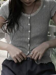 Women Blouses & Shirts - Silver Gray - View 2