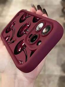 1 pieza de funda para teléfono con estampado de cerezas en 2D, orificio preciso, antideslizante y antiimpactos, acabado mate compatible con iPhone 7/8/7Plus/8Plus/11/11Pro/11ProMax/X/XR/X MAX/XS/12/12Pro/12ProMax/13/13Pro/13ProMax/14/14Pro/14ProMax/14Plus/15/15Pro/15Plus/15ProMax/16/16E/16Plus/16ProMax/16Pro, funda protectora minimalista para los últimos modelos 17/17Pro/17ProMax/Air, teléfonos móviles, bolsas, accesorios para móviles, fundas para teléfonos, decoración de interiores, accesorios, fundas transparentes para teléfonos, verano, correas para teléfonos, fundas para teléfonos de hombre, fundas para teléfonos de mujer, protección para teléfonos - Estilo (1 pieza) - Ver 3