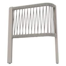 Garden Furniture Set For 6 People, Corner Configuration, Galvanized Steel Tubes, Glass Tabletop, Teslin Rope Weaving, Includes Dining Table, Bench, Chairs And Sofa, Khaki Color. - Khaki - View 10
