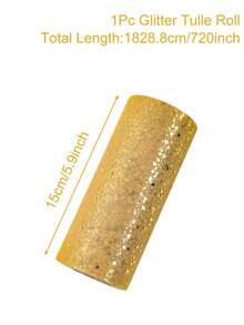 1 tấm phông nền voan 5cm/15cm dài 10 thước Anh, trang trí tiệc cưới, sinh nhật, tiệc cô dâu, phông nền chụp ảnh trong nhà, quả cầu trang trí thủ công, ruy băng trang trí cây thông Noel, đồ dùng gói quà, biểu ngữ trang trí hàng rào tiệc ngoài trời - Vàng - Xem 10