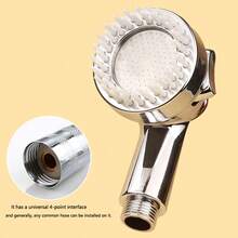 宠物美容淋浴喷头。深层清洁毛发，按摩皮肤促进血液循环，缓解宠物不适。三档水流调节，手持式喷头。柔软硅胶刷齿。适用于日常清洁犬、猫及其他宠物。 - 查看 6