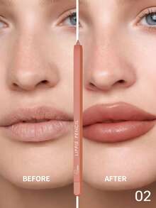 Regalo del Día de San Valentín - Set de Delineador de Labios y Brillo de Labios, No Pegajoso, Hidratante, Colores Vibrantes de Larga Duración, Textura Suave, Múltiples Estilos de Maquillaje de Labios - 02 - Ver 5