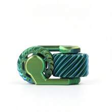 1 chiếc con quay ngón tay 2 trong 1 giảm căng thẳng, đồ chơi văn phòng mini xoay hai bánh răng (in 3D, góc độ và màu sắc có thể khác nhau) - Nhiều màu - Xem 15