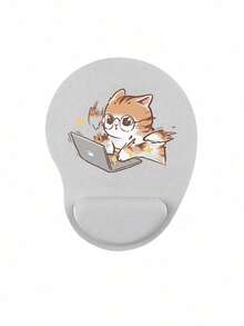 Ergonomic Cat Pattern Wrist Rest Mouse Pad, Ergonomic EVA Wrist Pad, Non-Slip Memory Foam Mouse Pad, Comfortable Non-Slip Base, Comfortable Mouse Pad With Comfortable Wrist Rest, Comfortable Skin-Friendly Desktop Support, Desktop Protection Pad, Suitable For Gaming, Office, Computer, Laptop, Home, Graduation Season Souvenir, Valentine's Day, Mother's Day, Easter, Christmas, Back To School Season, Perfect Gift - Multicolor - View 11