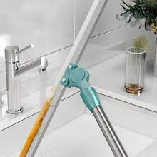 1 cây gạt nước silicon rộng 50cm, thay thế chổi thần kỳ, tay cầm bằng thép không gỉ có thể kéo dài, dùng để lau khô/ướt, lông thú cưng và các vết bẩn. - 52cm - Xem 5
