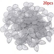 20 miếng lưới polyester thêu hình bướm, kích thước 3.5x4.5cm, dùng để trang trí may vá, giày dép, mũ, phụ kiện, làm viền ren tinh tế, phù hợp cho việc tùy chỉnh thời trang, trang trí hình bướm. - Vùng bướm - Xem 17
