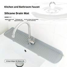 Tấm chắn nước bắn cho vòi, thảm silicon chống bắn nước cho bồn rửa, tấm lót đa năng cho bồn rửa nhà bếp, tấm bảo vệ mặt bàn. - Nhiều màu - Xem 1
