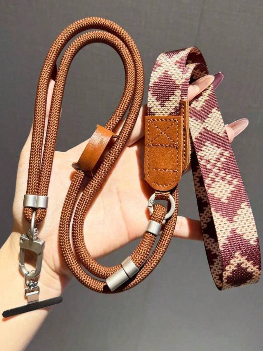 2 Stück 1 Stück Premium Original Muster breites Handyband für die Schulanfang-Saison, verstellbar, langanhaltend, Outdoor, sturzsicher, vielseitig einsetzbar, langes Band, Crossbody, Handheld, kurz, Handgelenkstil, geeignet für Outdoor-Reisen, Wandern, Unisex, kurzer Handyhalter, Smartphone-Handgelenkband, Smartphone-Schutzhülle-Band, Schlüsselanhänger, Handy-Accessoire, Handy-Anhänger, Handy-Anhänger, Schulanfang-Saison, Weltmeisterschaft - Schlüsselband - Übersicht 1