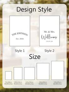 Personalized Wedding, Custom Linen Wedding Banner, Bride & Groom Table Decor, Wedding Ceremony Gift, Mother's Day Gift - Multicolor - View 7