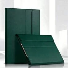 TenYide 多角度支架书本式平板电脑保护套，键盘保护套，超薄蓝牙键盘+平板电脑保护套支架，防震/防尘/防指纹，键盘保护套兼容iPad 5/6/7/8/9/10/11代（A16）、iPad Pro 11/12.9/13、iPad Air 1/2/3/4/5/6/7/11/13，保护套包含可拆卸无线键盘、电池和保护盖，兼容三星GalaxyTab/MatePad/荣耀Pad/小米Pad/红米iPad/联想Tab - 綠色 - 查看 5