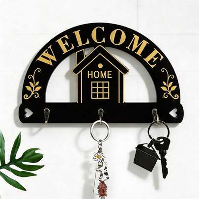 Móc treo áo khoác bằng gỗ gắn tường, tự dính, kiểu dáng Boho, đa chức năng, có thể dùng làm móc treo chìa khóa, trang trí nhà cửa trong phòng khách, phòng ăn, phòng ngủ, lối vào, sân vườn, hiên nhà. Quà tặng Ngày của Mẹ.