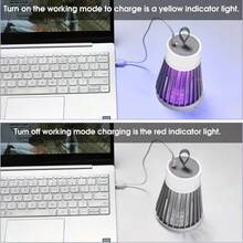 USB Electric Non-Radiation Silent Mosquito Repellent Lamp, Mosquito Killer Lamp, Insect Killer Lamp, Suitable For Indoor Mosquito, Fly, Small Insect And Fruit Fly, Comes With Small Brush - Lamp - View 4