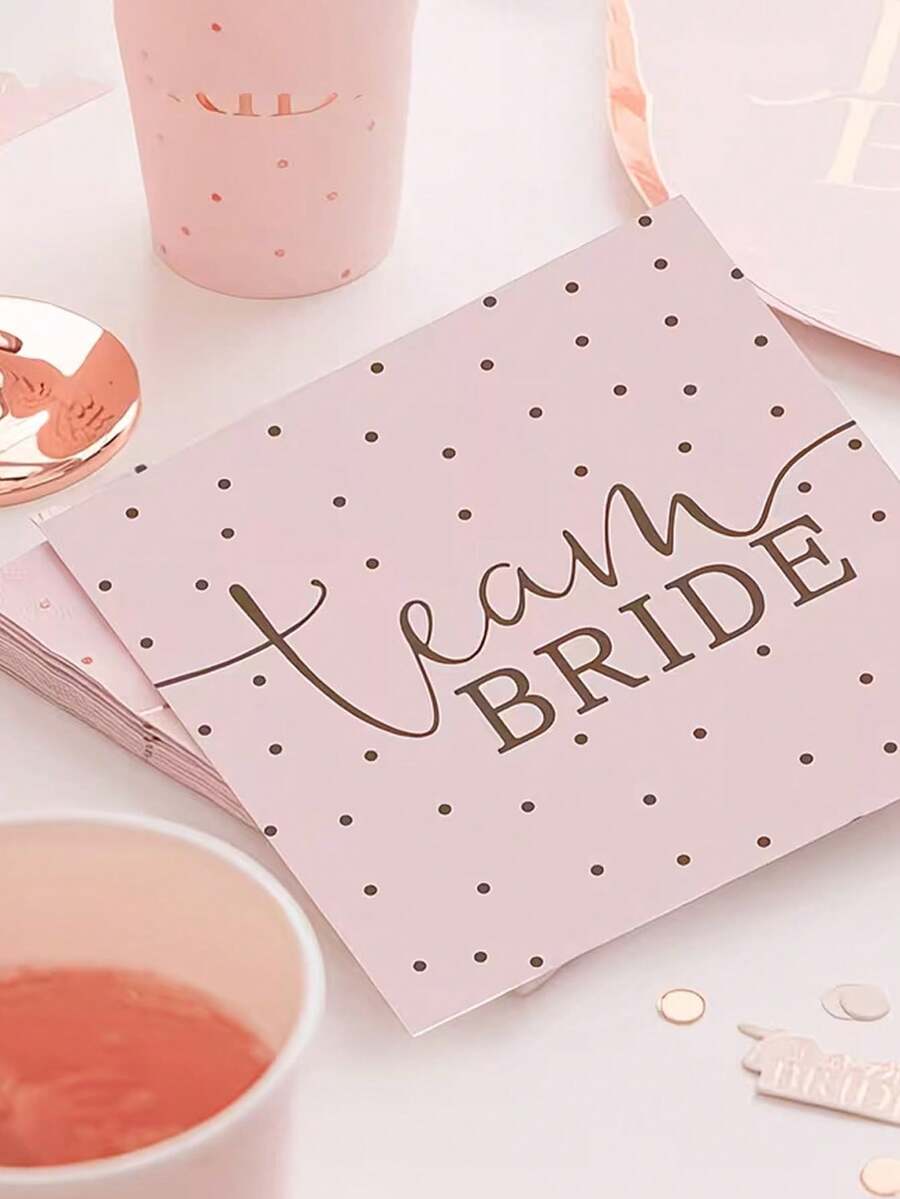 20 piezas de papel de seda para boda, papel de seda elegante con lunares, 2 capas de color rosa y oro rosa, adecuado para despedida de soltera, fiesta de boda, decoración de mesa de boda, decoración de fiesta nupcial, recuerdos de fiesta de boda, ideal para regalos y ceremonias de fiesta de boda.