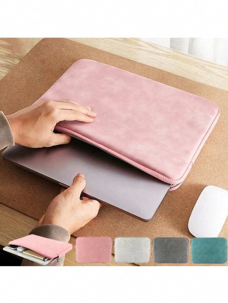 Laptop Sleeve Bag Suitable Compatible With MacBook Air Pro 13/13.3/14/15.4/15.6 Inch Notebooks, Also Fits Other Laptops, Portable Protective Case - View 1