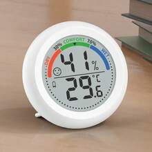 Digital Indoor Thermometer Hygrometer, High Precision Temperature Humidity Meter, Wall-Mounted & Tabletop, Magnetic, Suitable For Home, Office, Kitchen, Refrigerator - View 10