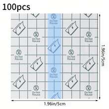 Bộ 1/4/5 miếng dán nâng cơ silicon tái sử dụng, dùng cho má, trán, mặt, chăm sóc da vùng mắt. - Màu xanh lam - Xem 13