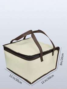 Fermentation Box - Birthday Cake Tote Bag, Cake Carrier Bag, Fermentation Container With Handle, Yeast Fermentation Container - Foldable Zipper Closure, Suitable For Pizza, Yogurt And Yeast Tea - Cake Transportation And Handbag - MultiWarna - View 4