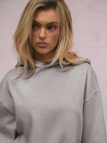 Women's Oversized Hooded 2 Piece Tracksuit Casual Loose Fit Hoodie And Wide Leg Pants Set Women's Casual Oversized 2 Piece Hooded Tracksuit Loose Fit Hoodie And Wide Leg Pants Loungewear Fall Winter Essential: Oversized Hoodie Tracksuit For Women 2 Piece Casual Loose Fit Outfit Oversized Solid Color Hoodie & Sweatpants Set, Long Sleeve Drop Shoulder Pullover Fall Winter Outfit, 2 Piece Solid Color Activewear Set | Soft Fleece Fabric | Multi-Color Options | Perfect For Gym & Lounge Casual Solid Color 2 Piece Set | Oversized Hoodie & Relaxed Sweatpants | Loose Boyfriend Fit | Soft Breathable Fabric | Streetwear & Activewear Essential | Vibrant Solid Colors | Brunch & Workout Outfit - Màu xám/Mùa hè, chất liệu nhẹ. - Xem 5
