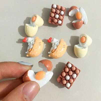 Bộ 4/8 nam châm dán tủ lạnh hình trứng dễ thương, nhãn dán tủ lạnh hình trứng ăn sáng bằng nhựa, nam châm trang trí tủ lạnh và nhà bếp, thích hợp để trang trí nhà cửa, sử dụng hàng ngày và làm quà tặng ngày lễ.