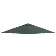 3 X 3 M Gazebo Roof, Replacement For Gazebo Roofing, Dark Grey Polyester Sun Protection For Garden And Terrace - A - 查看 7