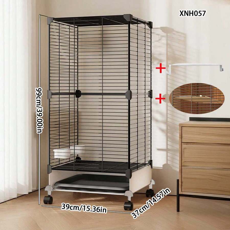 Large Birdcage For Home Use, Suitable For Parrots, Cockatoos, Mynahs, Finches, Breeding Aviary