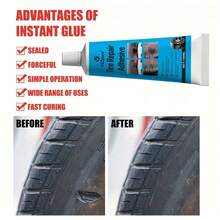 V2Zpure High-Strength Quick-Bond Tire For Sidewall Damage Repair Glue Cracks And Scratches Fast Curing For Maintenance & Repair Universal Type Tire Sealant - Size - View 6