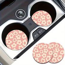 2个创意木质杯垫 - 可定制供应。车载吸水木质杯垫。防滑耐热杯垫。 - 彩色 - 查看 8