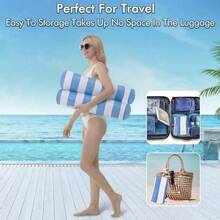 Bộ 2 phao bơi cải tiến, 4 trong 1 (võng, yên ngựa, ghế nằm và phao bơi), phao bơi đa chức năng làm từ chất liệu PVC chống dính. - Nhiều màu - Xem 5