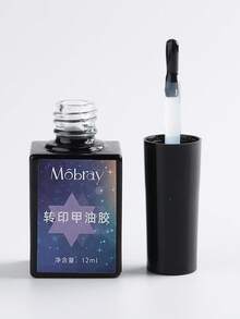 12ml Foil Transfer Lem Seni Kuku Kertas Bintang Bening Perekat Kuku Kuat Fungsi Gel Kaleng Suhu Rendah Aksesoris Alat Dekorasi Manikur - MultiWarna - View 2
