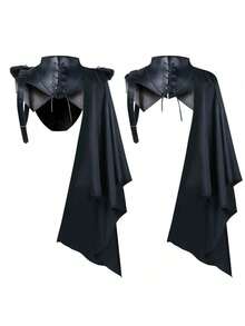 Black Hooded Shawl