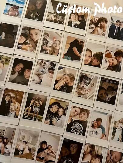 Personalized Photo Prints - Customize Album Styles With Your Own Photos, DIY Instant Photo Gifts For Friends And Family - Frameless Photo Frame Alternatives (Valentine'S Day, Anniversaries, New Year) - Upload Your Own Pictures