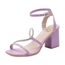 Women Heeled Sandals - Màu Lilac Tím - Xem 11