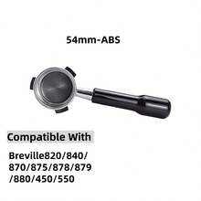 1 pieza Portafiltro sin fondo de acero inoxidable de 54mm, se ajusta perfectamente a las máquinas de espresso Barista Express y Bambino Plus - Multicolor - Ver 8